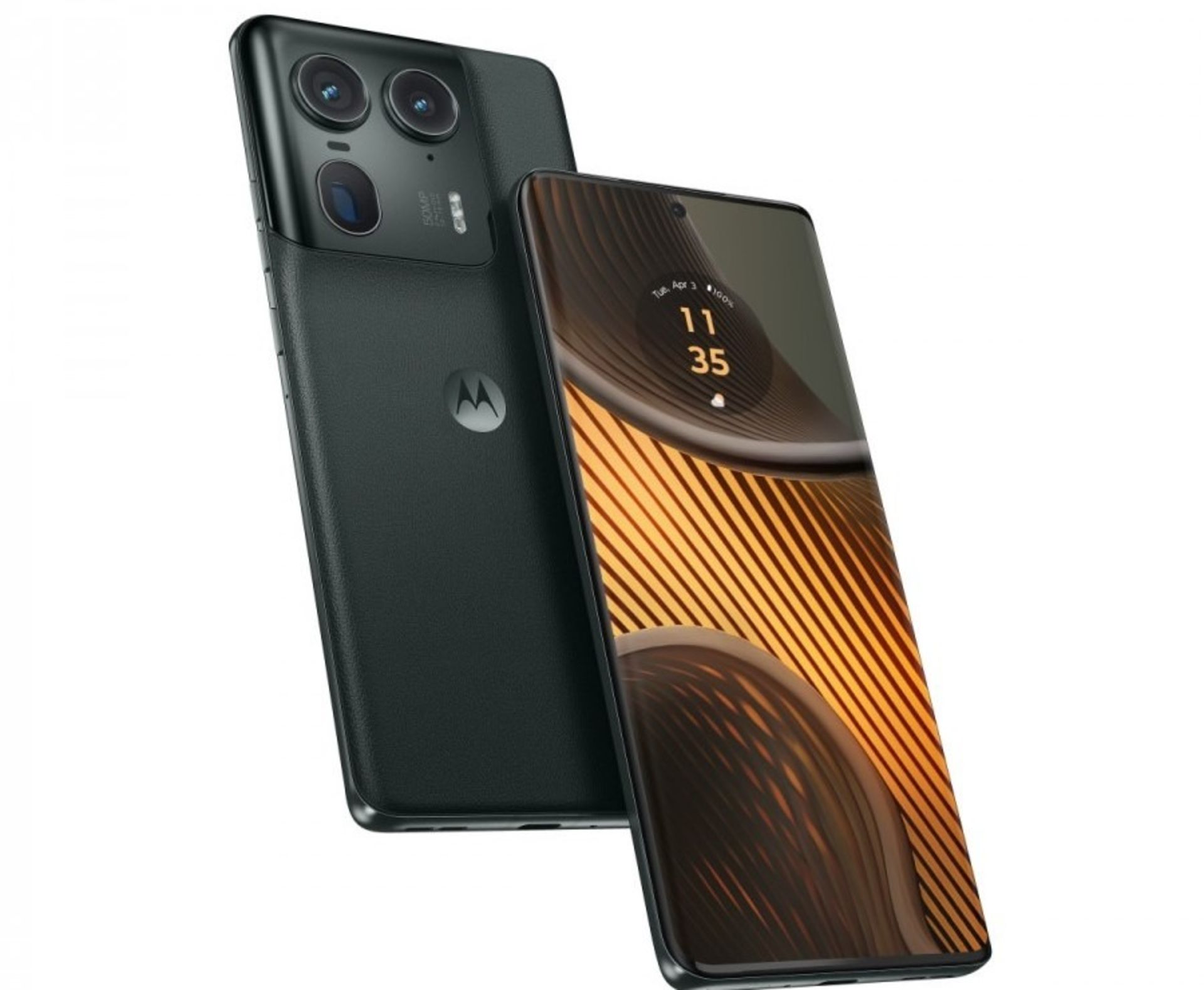 پنل پشتی و جلویی گوشی موتورولا اج ۵۰ اولترا رنگ مشکی