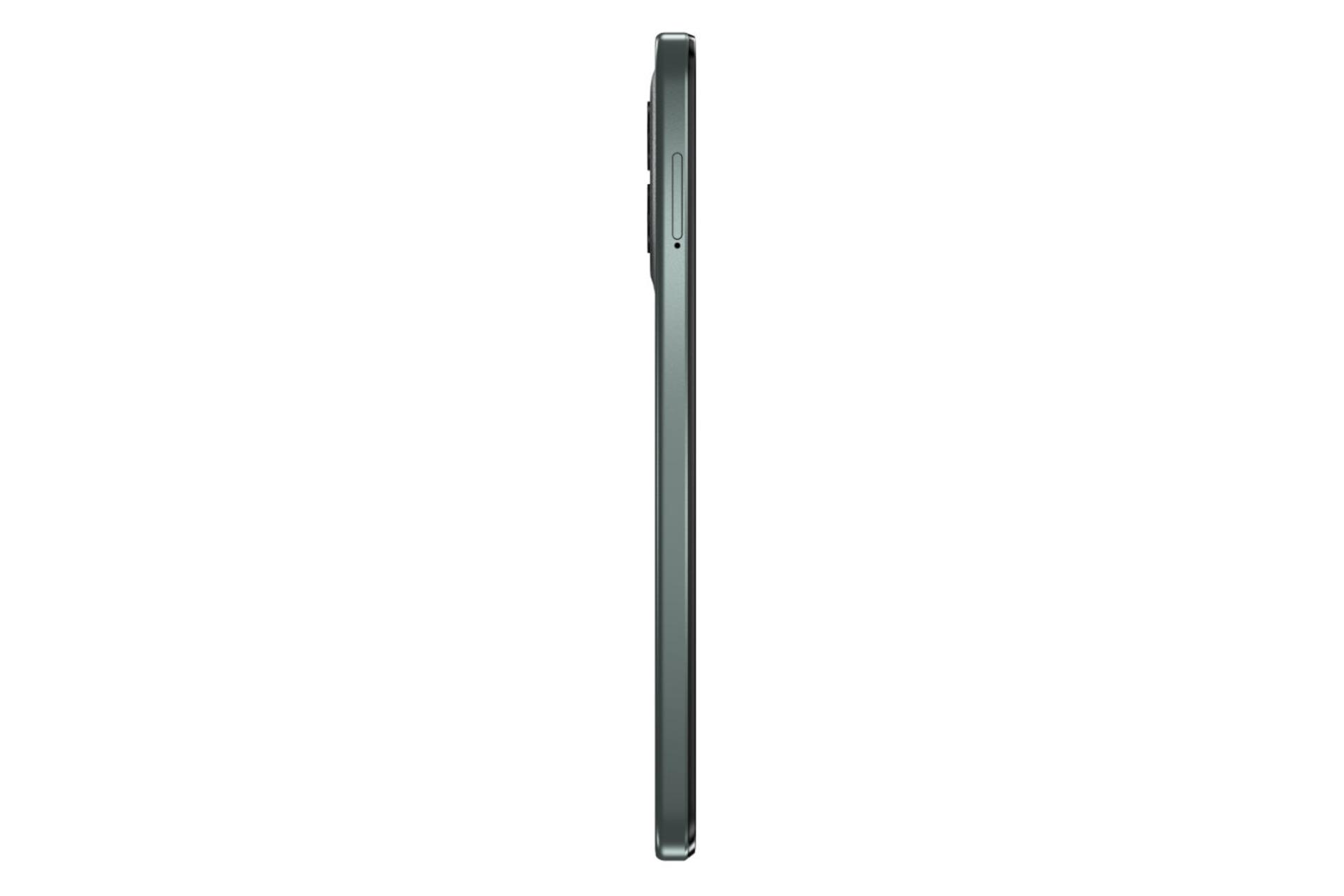 لبه کناری گوشی موبایل موتو G موتورولا نسخه 2024 سبز تیره / Motorola Moto G 2024