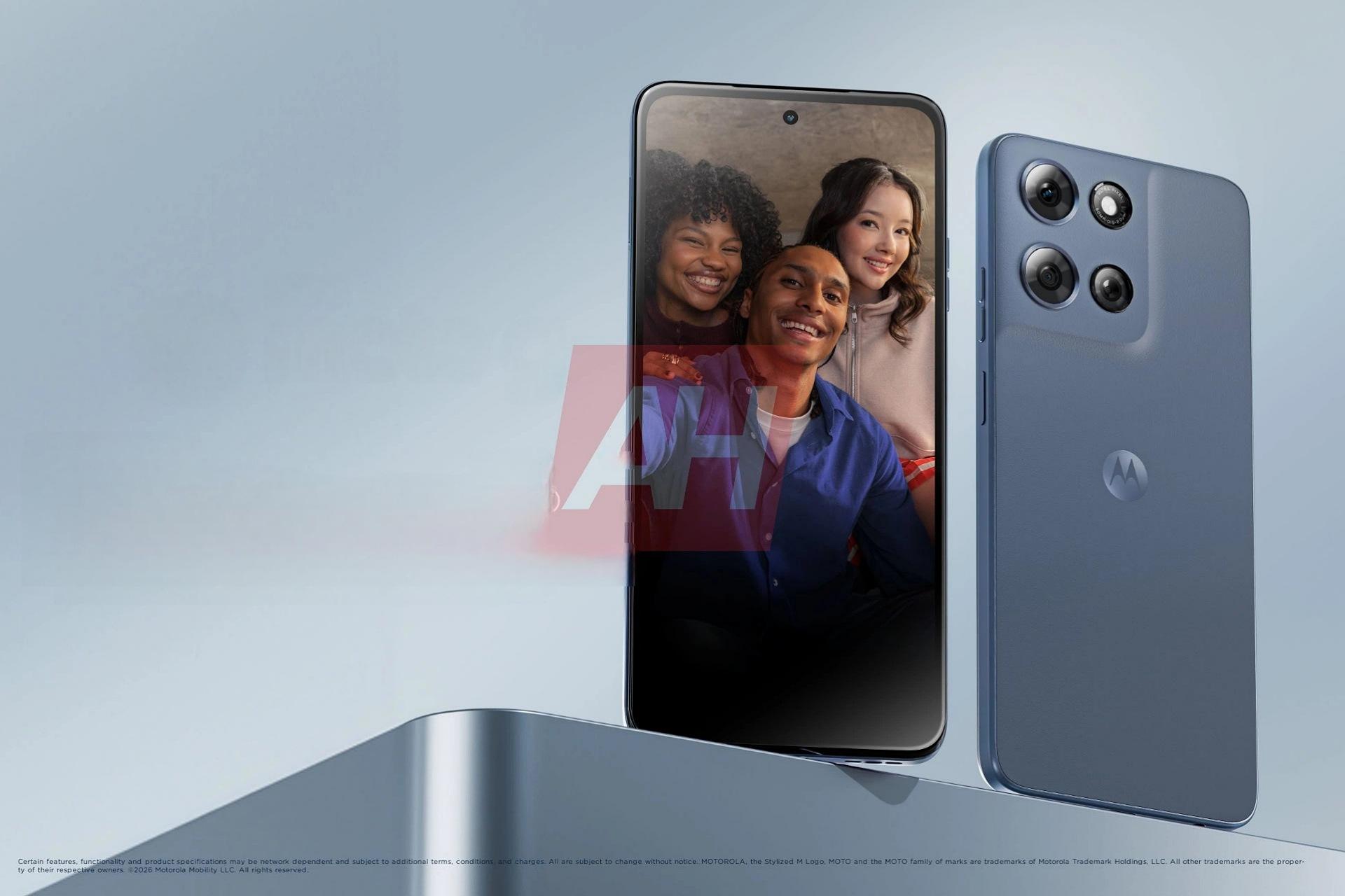 گوشی Moto G 2026 به‌صورت ایستاده