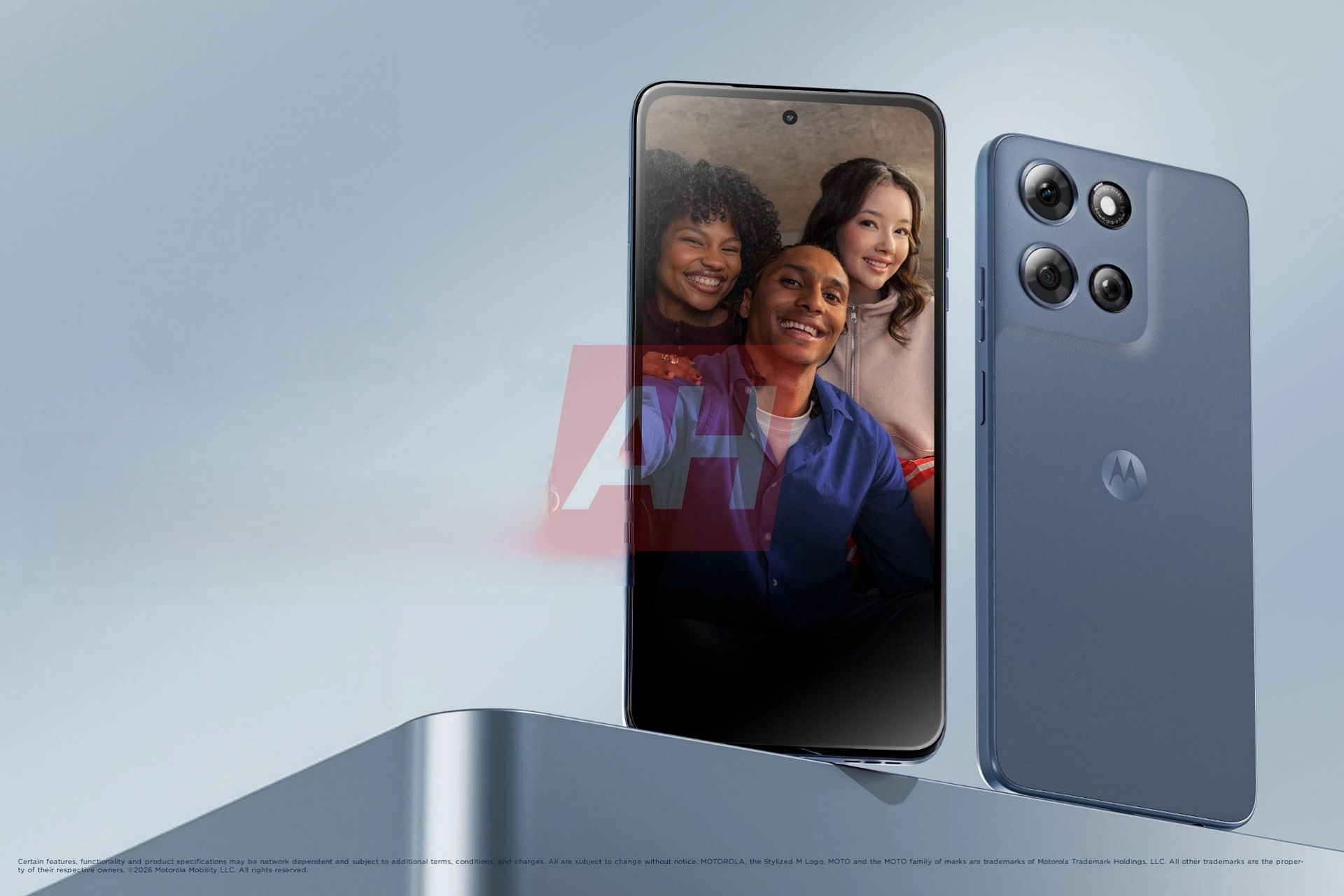 گوشی Moto G 2026 به‌صورت ایستاده