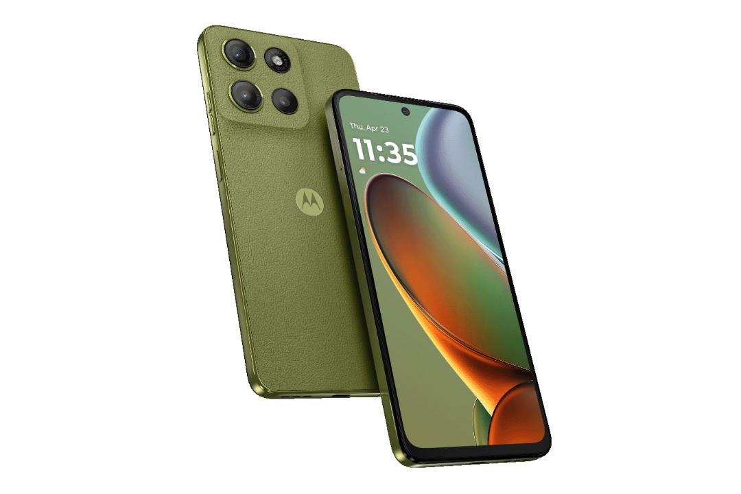 لبه های کناری گوشی موبایل موتو G15 پاور موتورولا سبز / Motorola Moto G15 Power