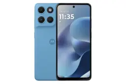پنل جلو و پشت گوشی موبایل موتو G17 پاور موتورولا آبی روشن / Motorola Moto G17 Power