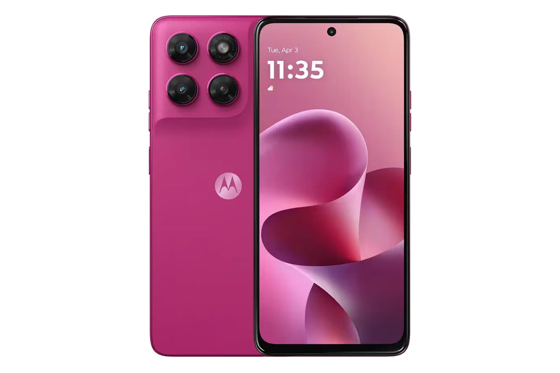 پنل جلو و پشت گوشی موبایل موتو G37 موتورولا قرمز / Motorola Moto G37