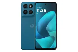 پنل جلو و پشت گوشی موبایل موتو G57 پاور موتورولا آبی / Motorola Moto G57 Power