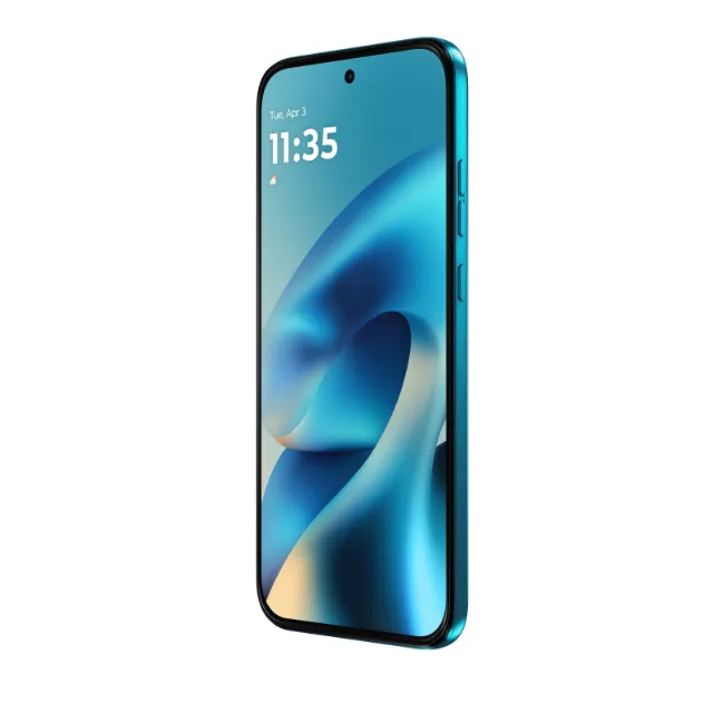 نمای جلو گوشی موتورولا موتو G87 رنگ آبی