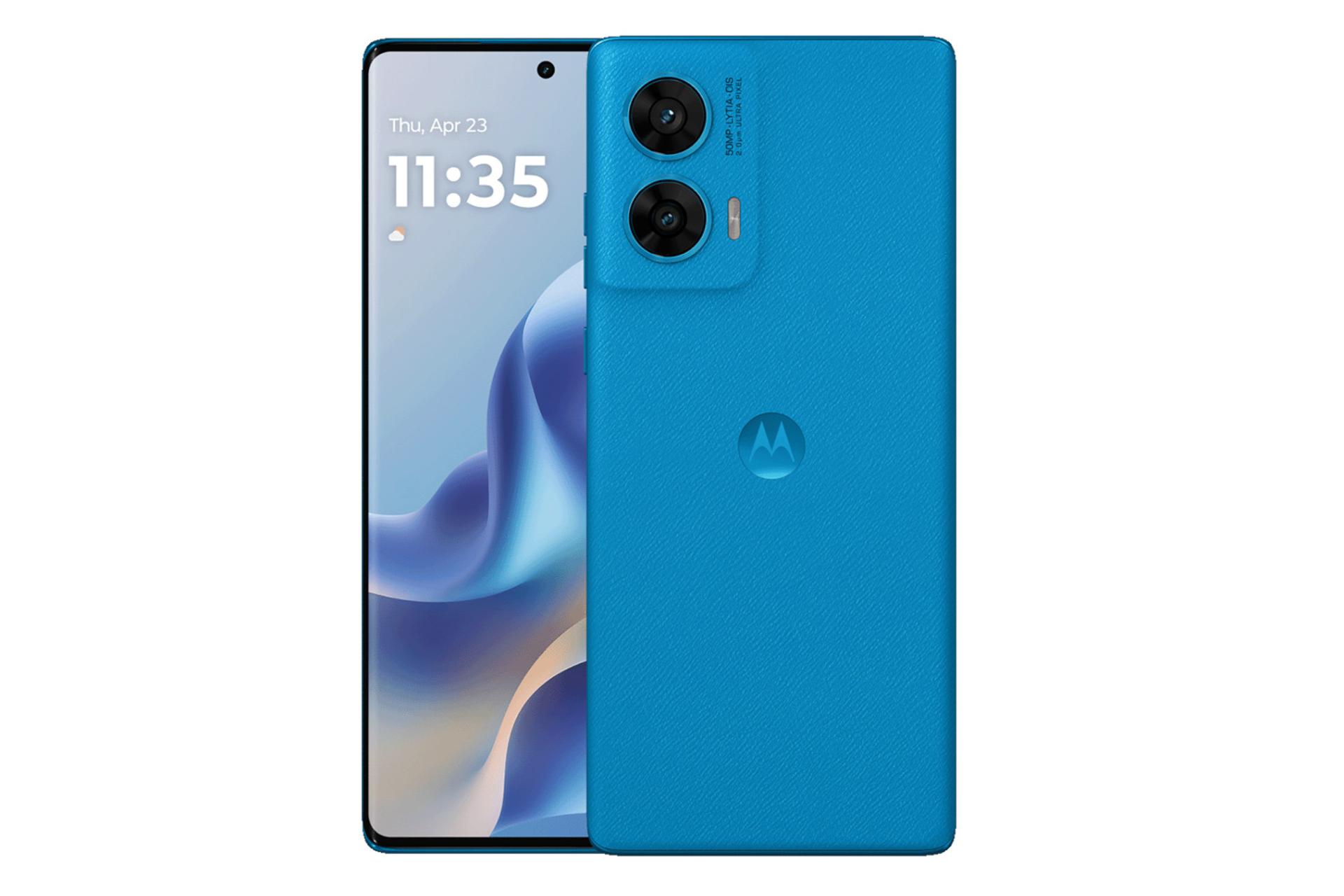 پنل جلو و پشت گوشی موبایل موتو G96 موتورولا آبی / Motorola Moto G96