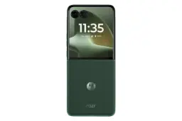 پنل پشت و چینش دوربین گوشی موبایل ریزر 70 پلاس موتورولا سبز تیره / Motorola Razr 70 Plus