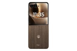 پنل پشت و چینش دوربین گوشی موبایل ریزر 70 اولترا موتورولا قهوه ای / Motorola Razr 70 Ultra