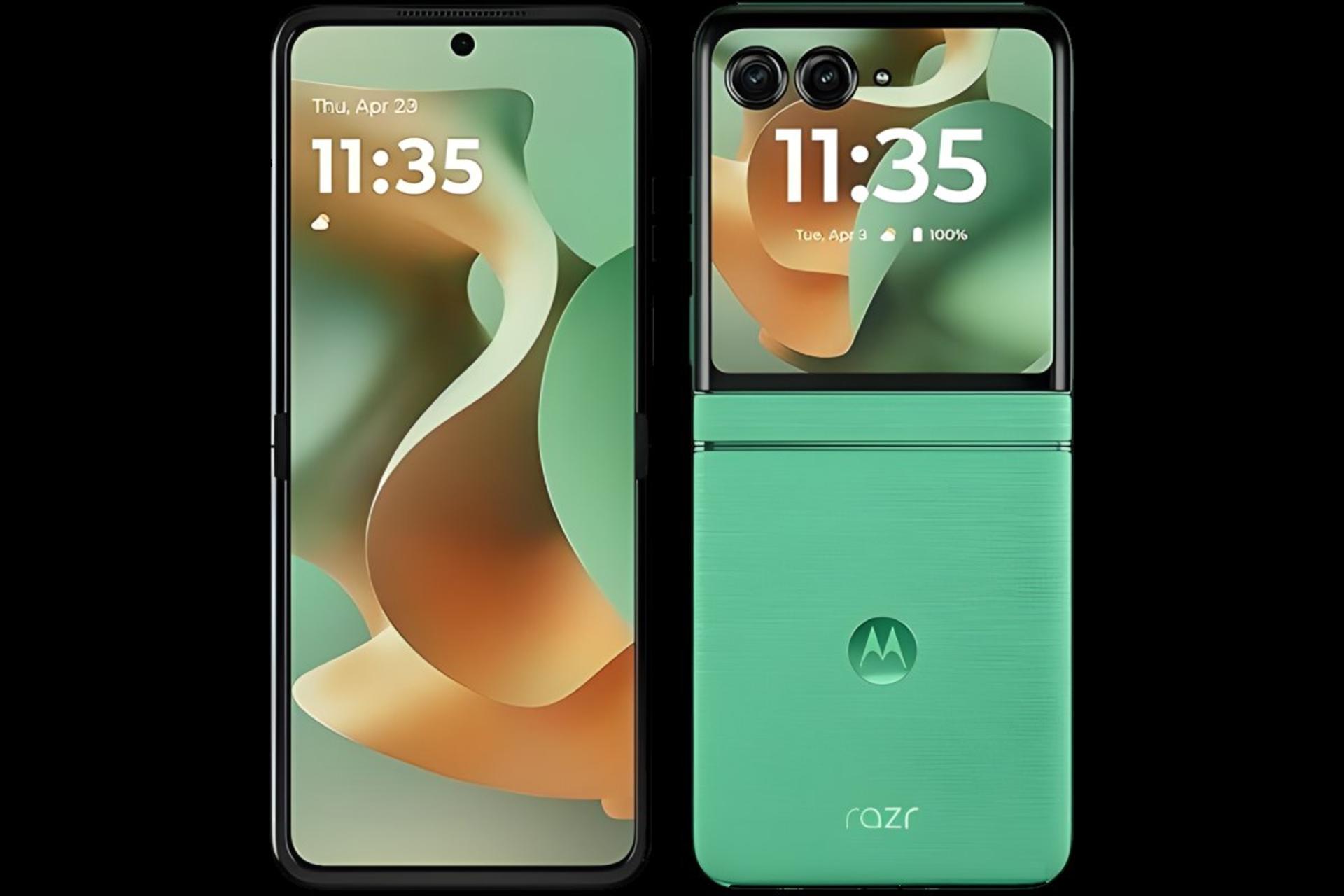 گوشی تاشدنی موتورولا با تم فیفا