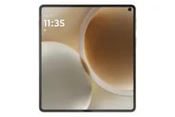 صفحه نمایش گوشی موبایل موتورولا ریزر فولد سفید / Motorola Razr Fold