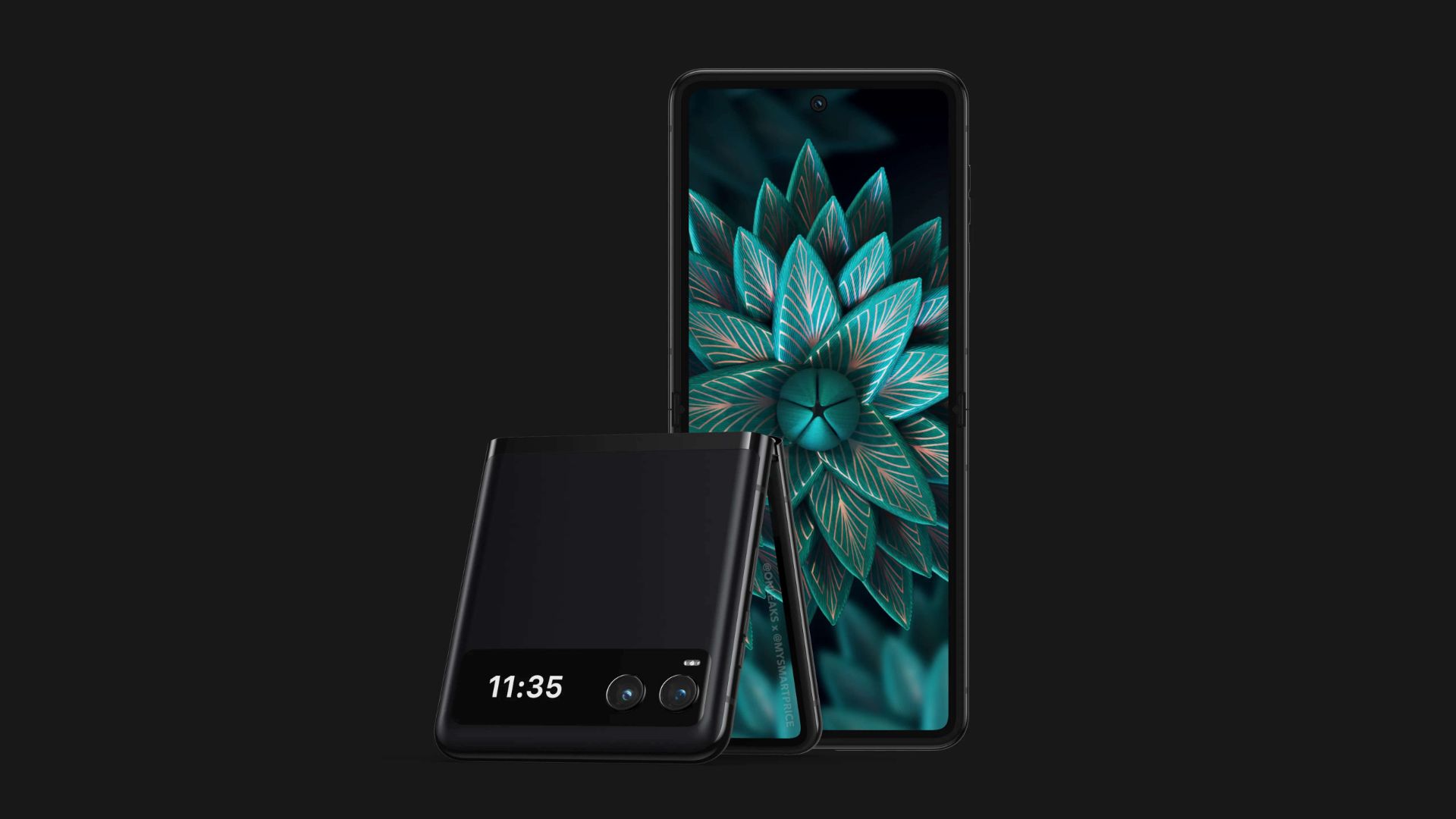 نمای رو‌به‌روی موتورولا ریزر لایت (Motorola Razr Lite)