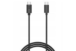 کابل شارژ USB موتورولا Type-C به Type-C مدل SC18D24968 با طول 1 متر رنگ مشکی