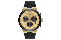 نمای جلوی ساعت مچی مردانه موادو BOLD Fusion Chronograph 3600895 با نمایش لوگو و عقربه‌ها