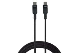 کابل شارژ USB موکسوم Type-C به Type-C مدل MX-CB142 با طول 1 متر رنگ مشکی