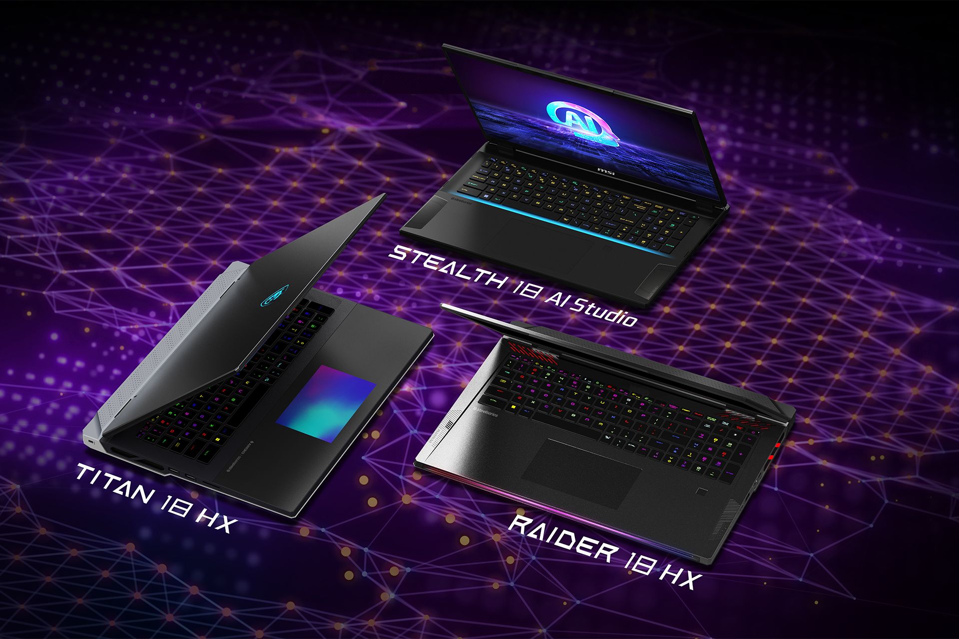 لپ تاپ های ۱۸ اینچ MSI‌ در نمایشگاه CES