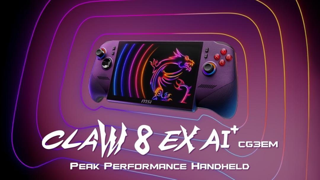 کنسول دستی ام‌اس‌آی Claw 8 EX AI پلاس