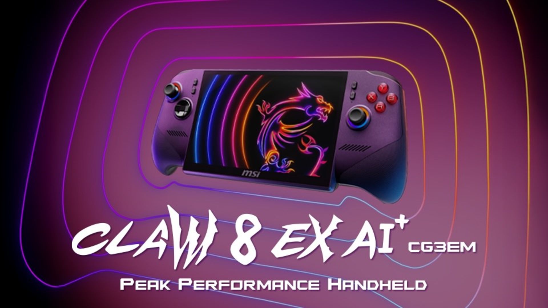 کنسول دستی ام‌اس‌آی Claw 8 EX AI پلاس