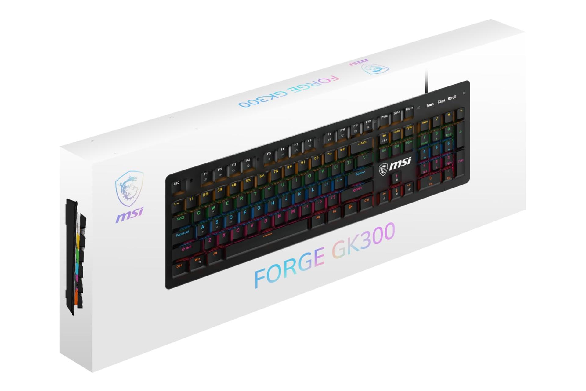 جعبه کیبورد ام اس آی MSI FORGE GK300