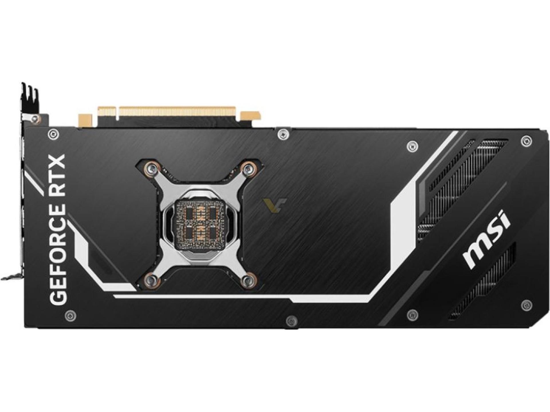 بخش پشتی کارت گرافیک انویدیا RTX 4090D 24GB VENTUS 3X