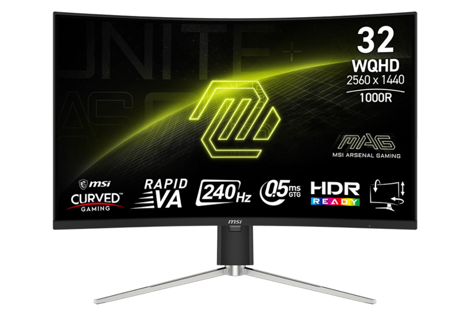 رزولوشن و کیفیت تصویر مانیتور ام اس آی 32 اینچ مدل MAG 325CQRXF E2