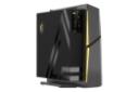 نمای نیمرخ کیس اسمبل شده MEG Trident X2 14th ام اس آی با نمایش پنل جلو و سمت چپ