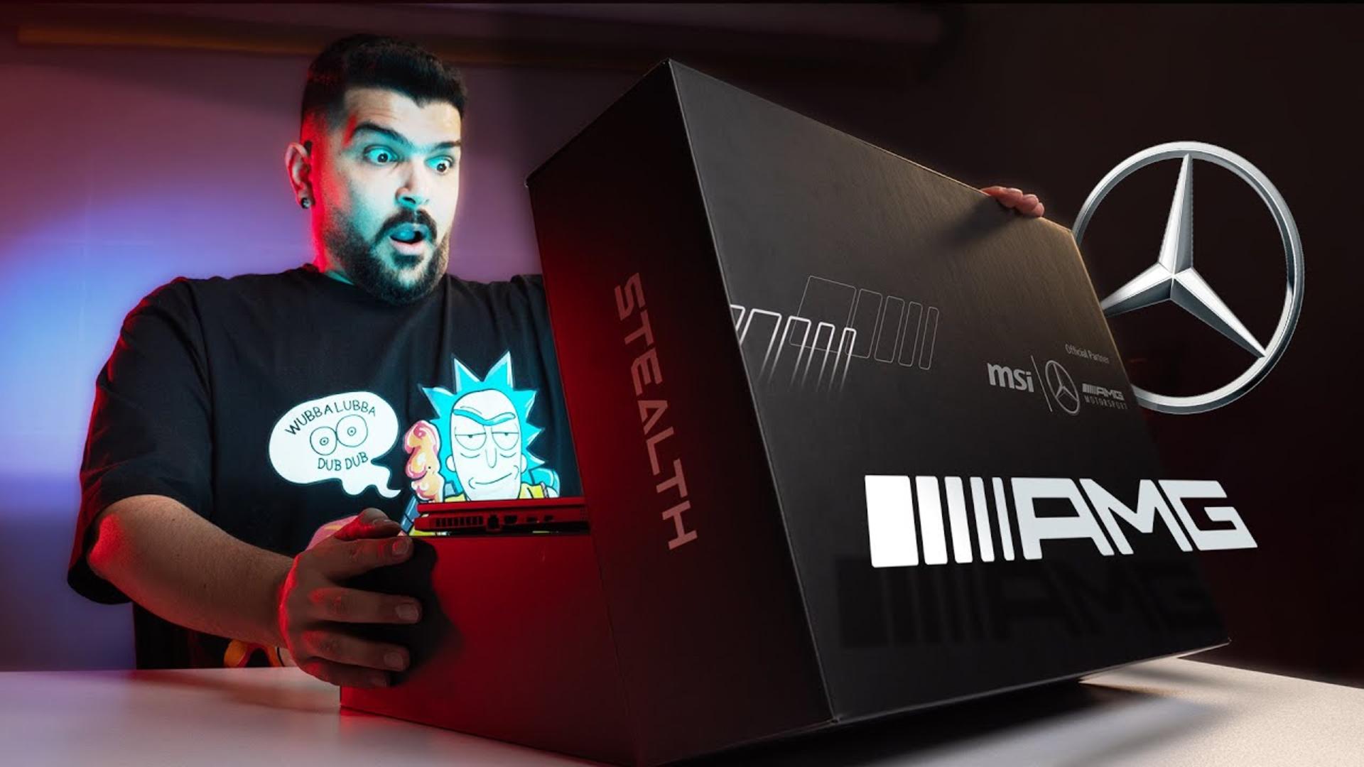 کاور ویدئو آنباکس لپ تاپ MSI Stealth 16 Mercedes-AMG Motorsport A13VF