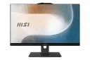 نمای رو به روی کامپیوتر همه کاره Modern AM242P 1M ام اس آی با نمایشگر روشن و نمایش وبکم رنگ مشکی