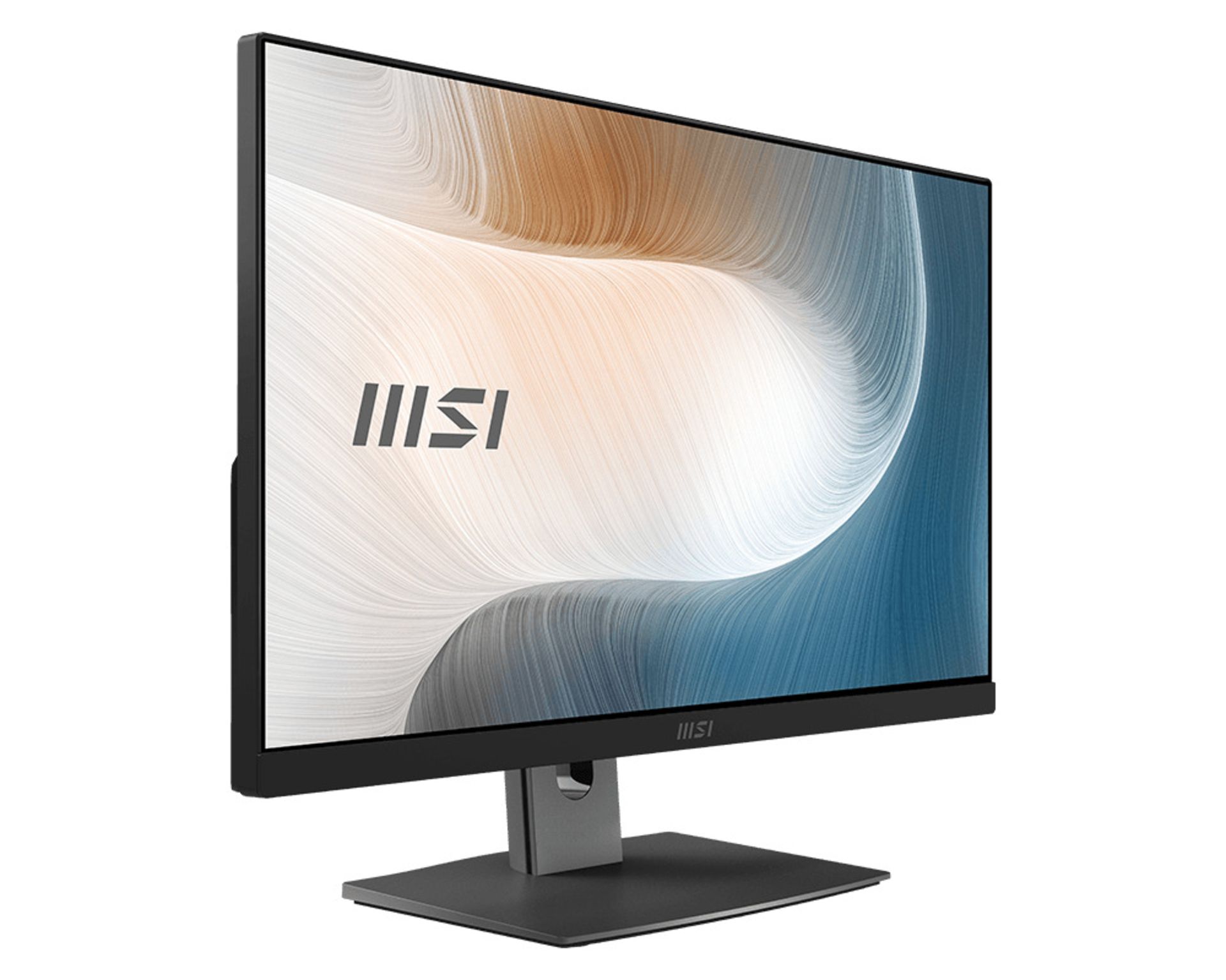 کامپیوتر MSI Modern All-in-one از نمای کناری مانیتور