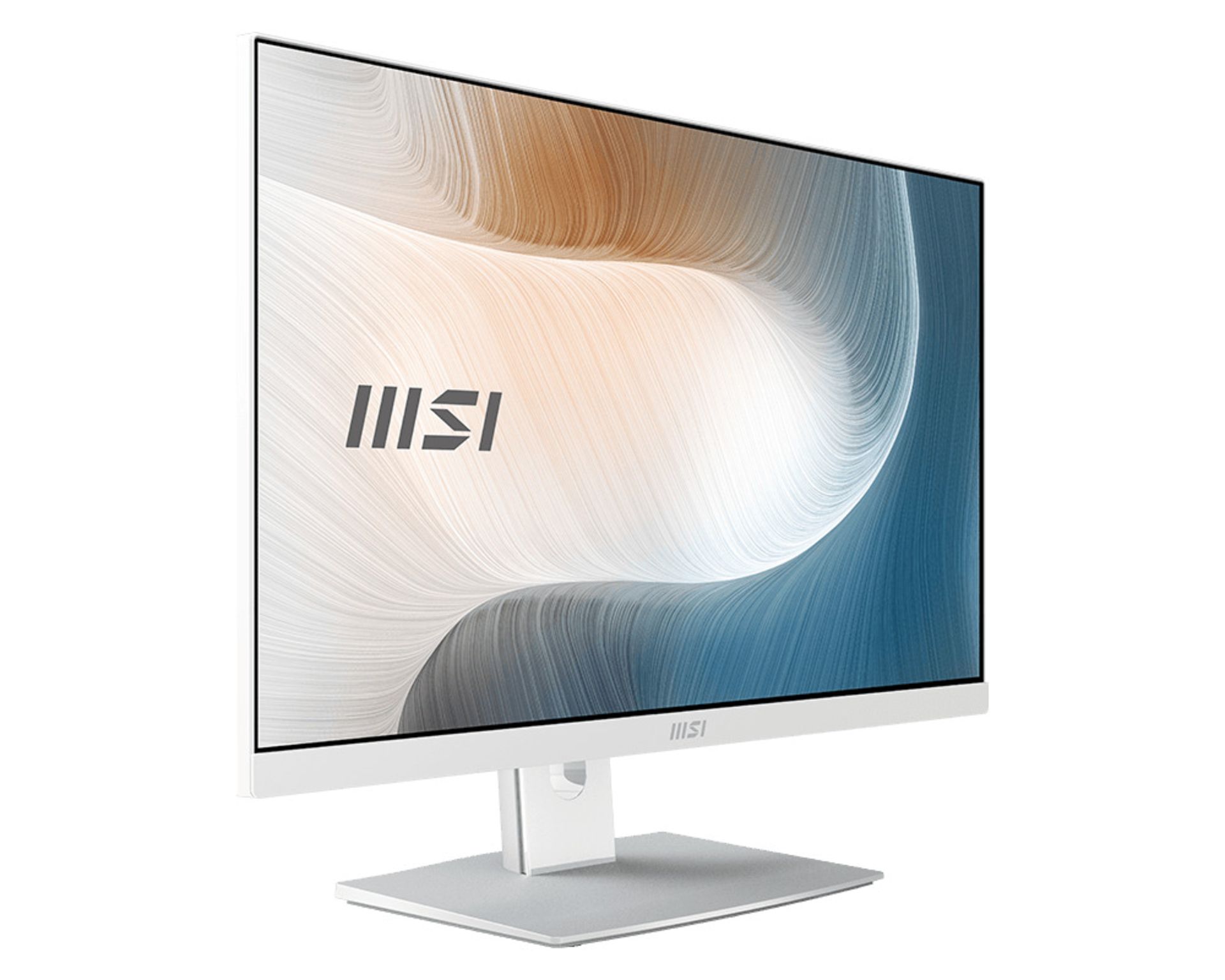 کامپیوتر MSI Modern All-in-one از نمای کناری مانیتور