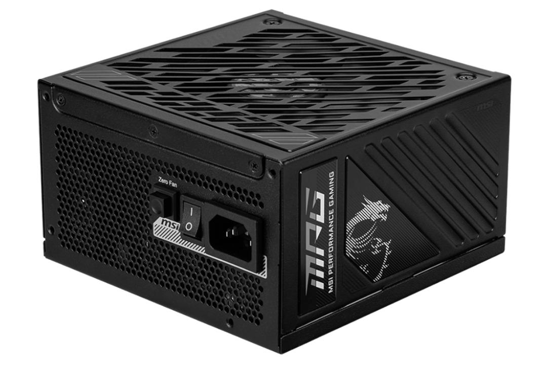 ابعاد و اندازه پاور کامپیوتر ام اس آی MPG A1250GS PCIE5 با توان 1250 وات