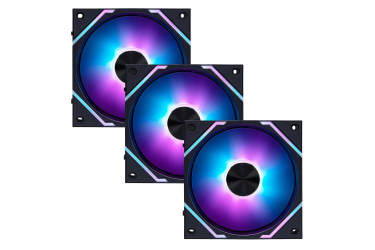 فن کیس ام اس آی MPG EZ120 ARGB بسته 3 عددی رنگ مشکی