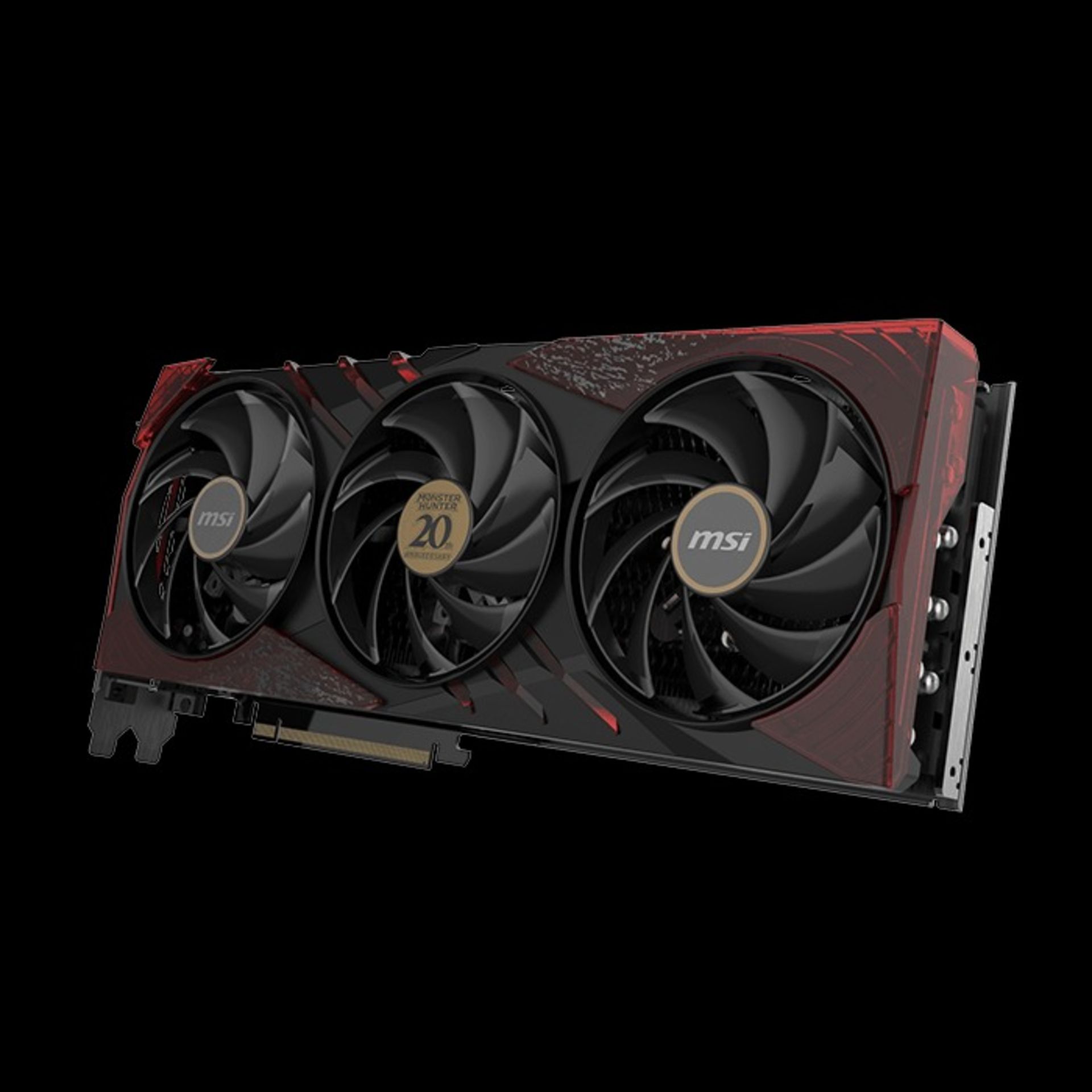 کارت گرافیک MSI انویدیا GeForce RTX 4060 Ti با سه فن از نمای جلو