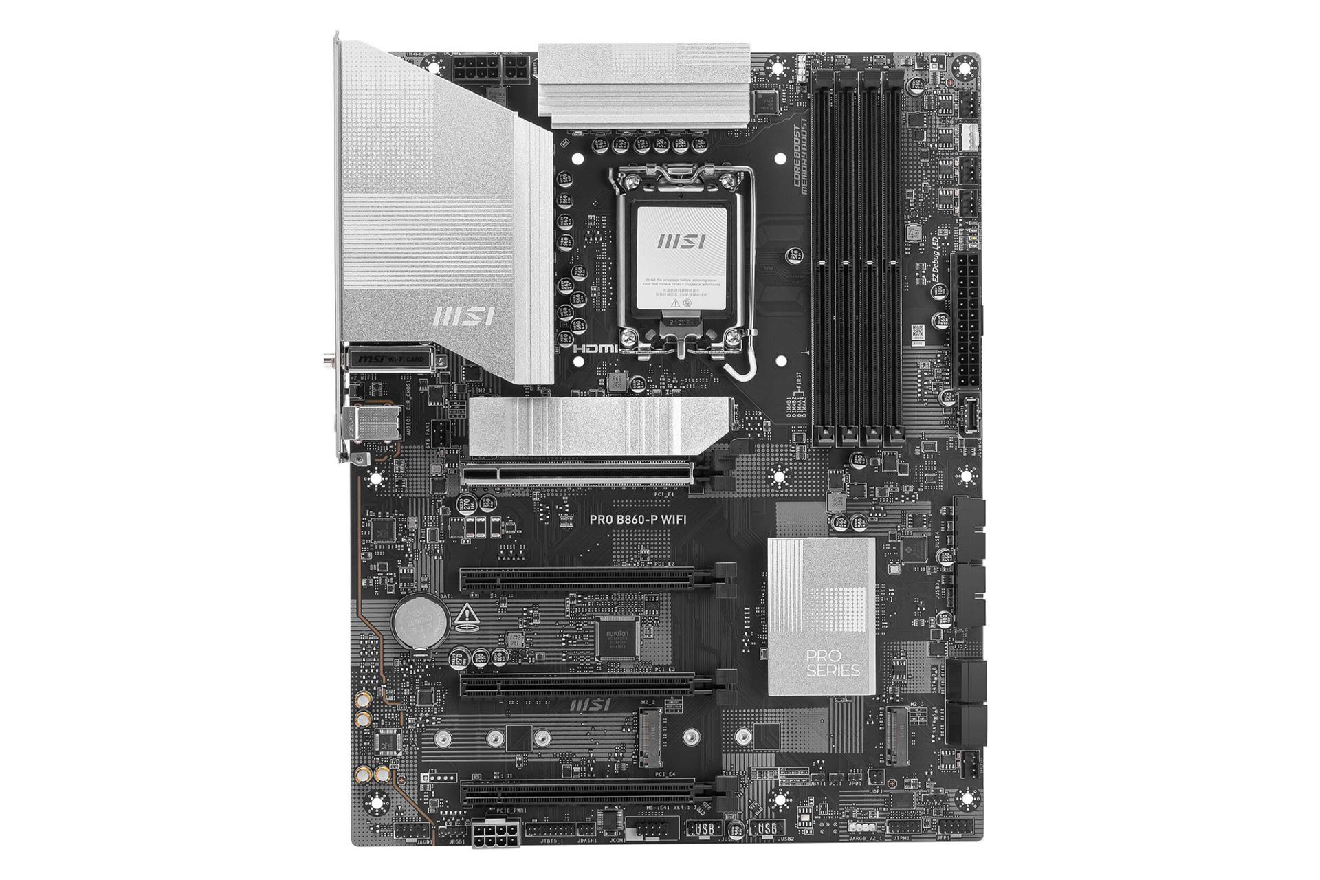 مادربرد ام اس آی PRO B860-P WIFI نمای روبرو