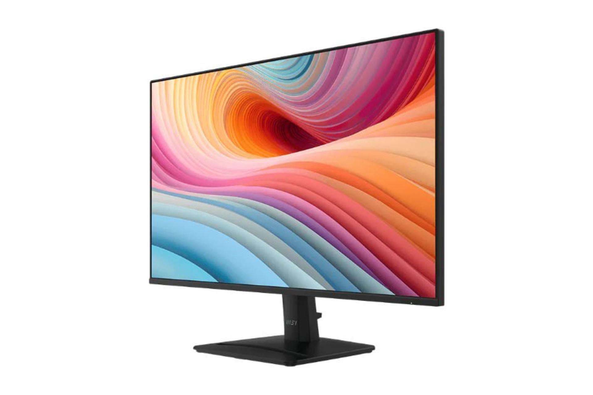 مانیتور ام اس آی MSI PRO MP275 E2 نمای جلو و راست