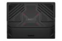 نمای پنل زیرین لپ تاپ Raider 18 HX A14V ام اس آی با نمایش لوگو و منافذ عبور هوا