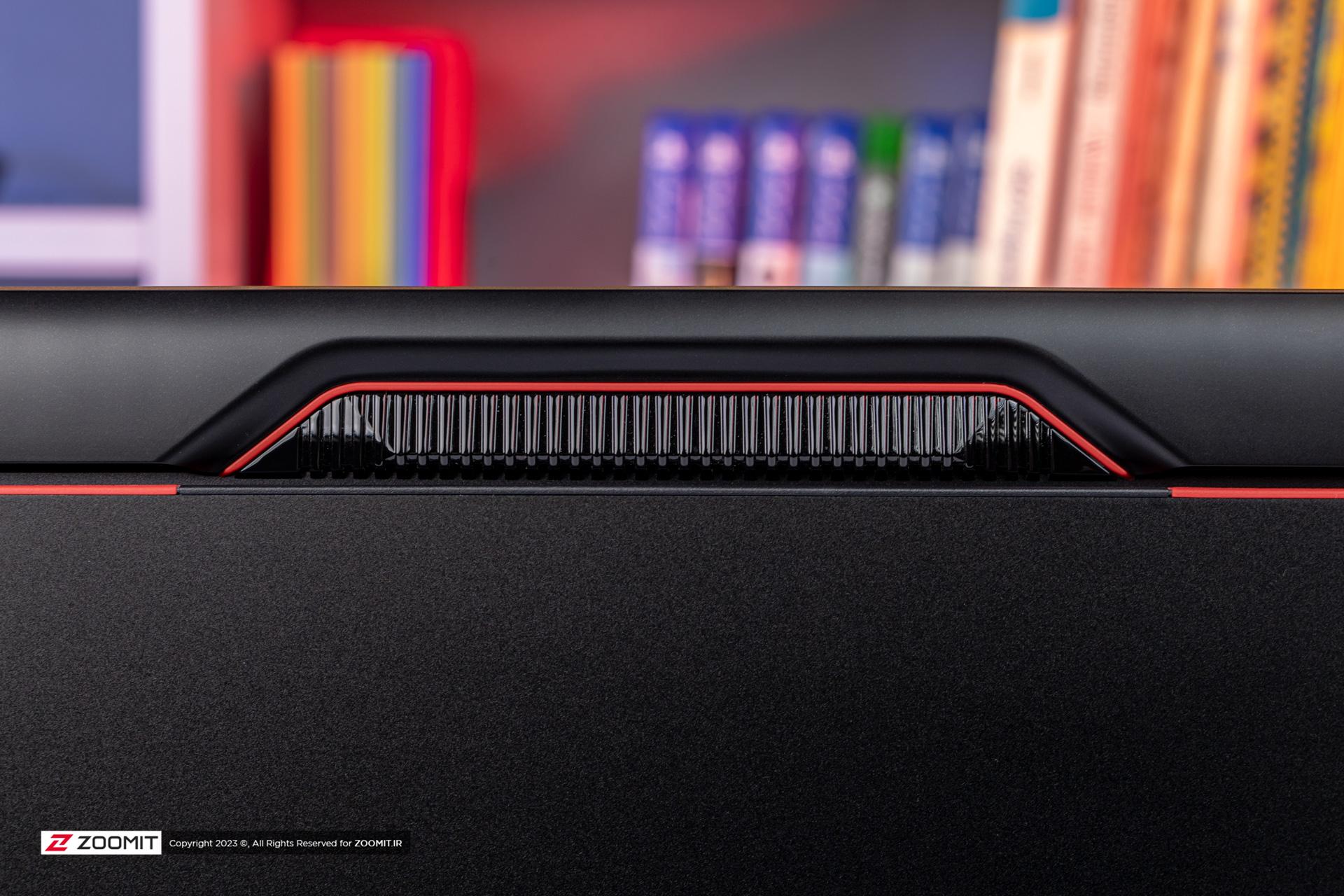 طراحی قسمت لولا لپ‌تاپ گیمینگ Raider GE78 HX ام‌اس‌آی