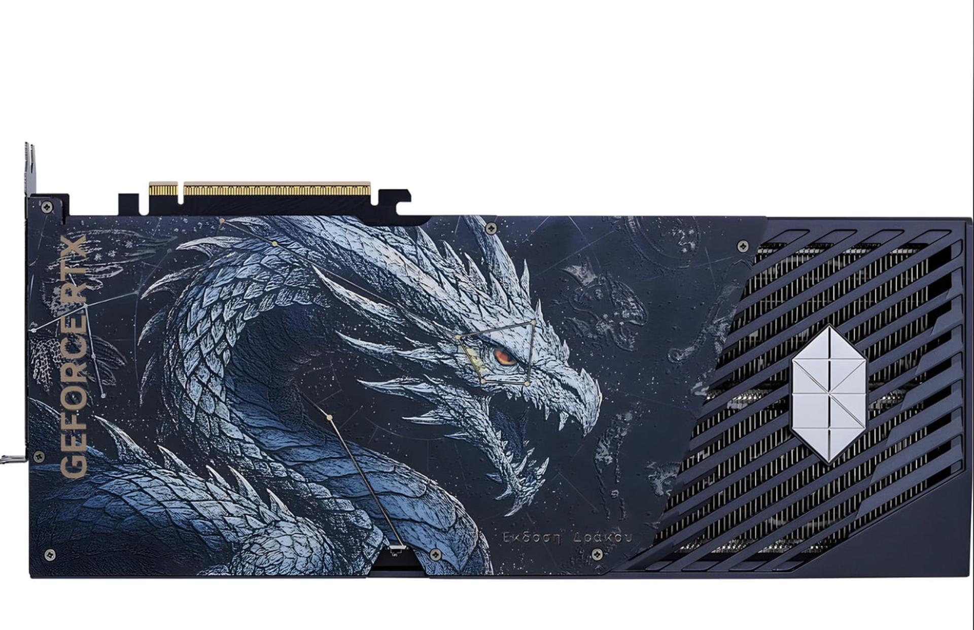 کارت گرافیک MSI مدل RTX 5080 با طرح اژدها روی بدنه