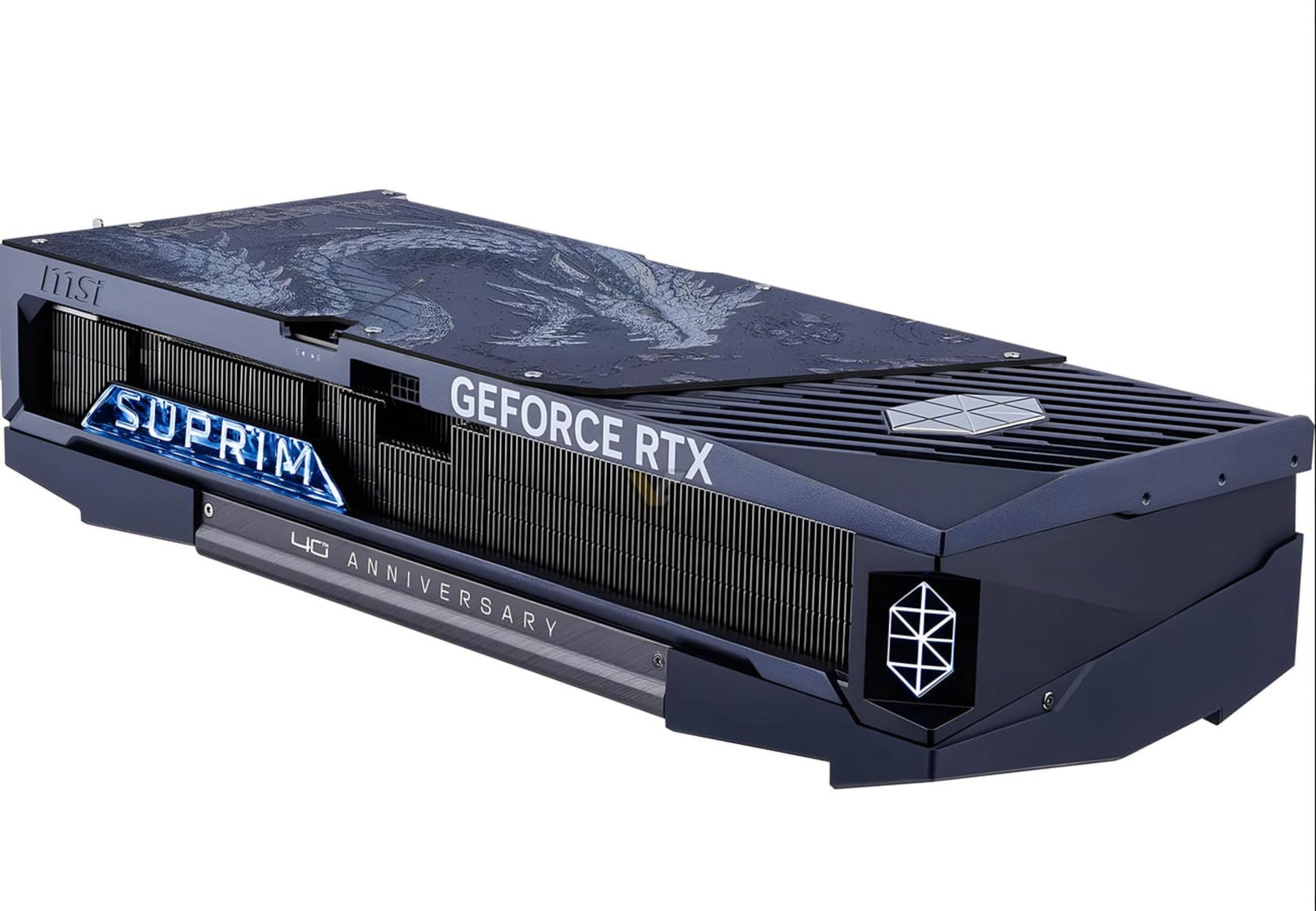کارت گرافیک ام‌اس‌آی مدل RTX 5080 سری Suprim با طراحی ویژه چهل‌سالگی