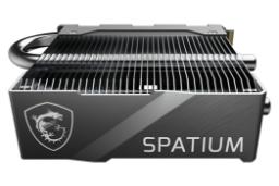 اس اس دی ام اس آی MSI SPATIUM M570 PRO FROZR NVMe M.2 از نمای روبرو