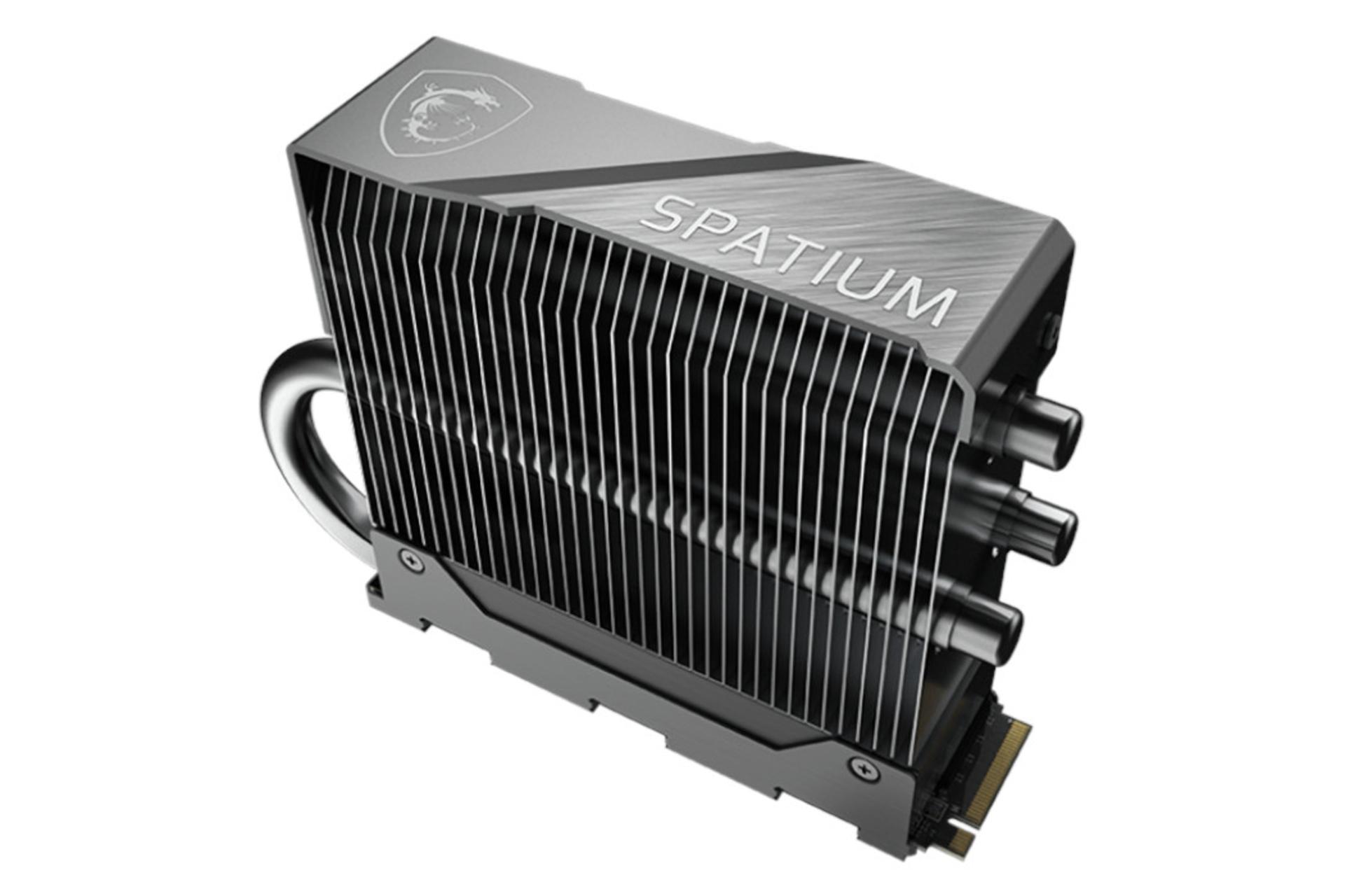 سمت راست اس اس دی ام اس آی MSI SPATIUM M580 FROZR NVMe M.2