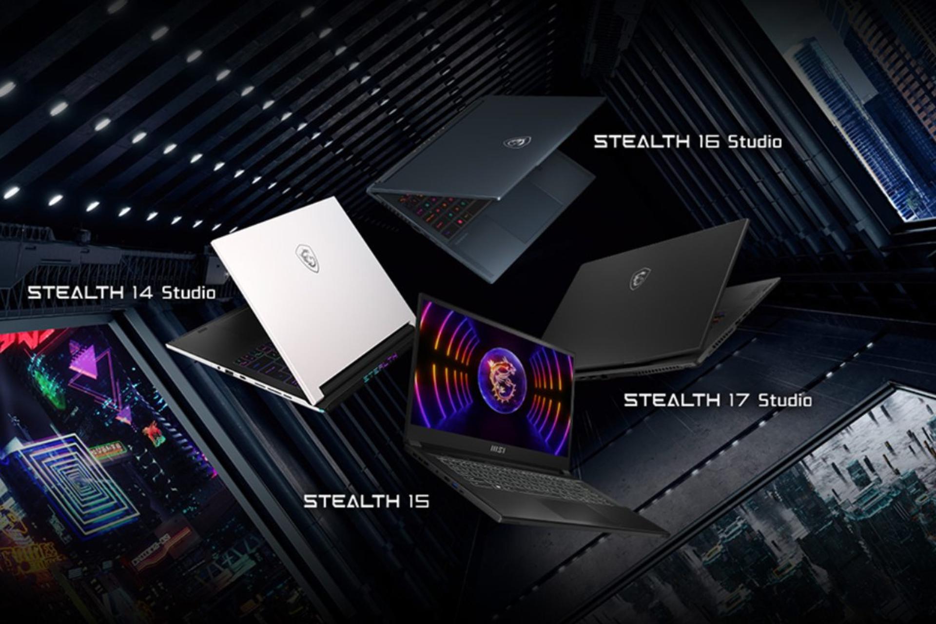MSI لپ‌تاپ‌های سری Stealth را در ابعاد ۱۵ و ۱۷ اینچ و با نسل سیزدهم پردازنده‌های اینتل معرفی کرد