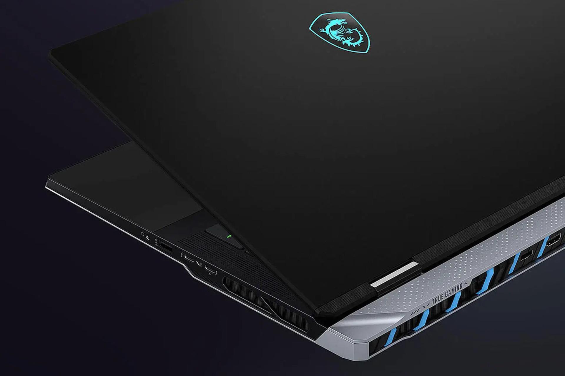 نمای دریچه فن پشتی لپ تاپ MSI Titan 18 HX