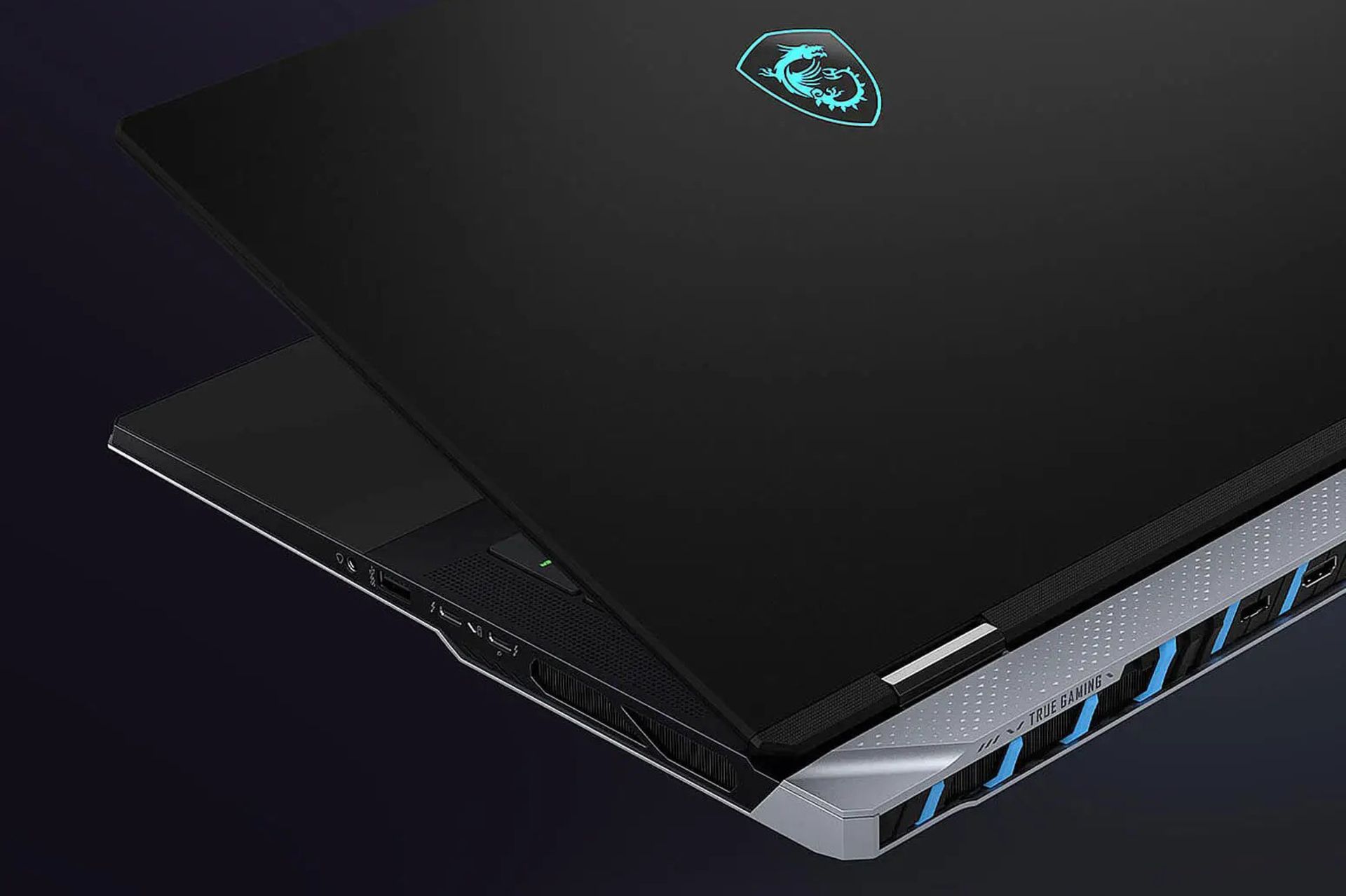 نمای دریچه فن پشتی لپ تاپ MSI Titan 18 HX