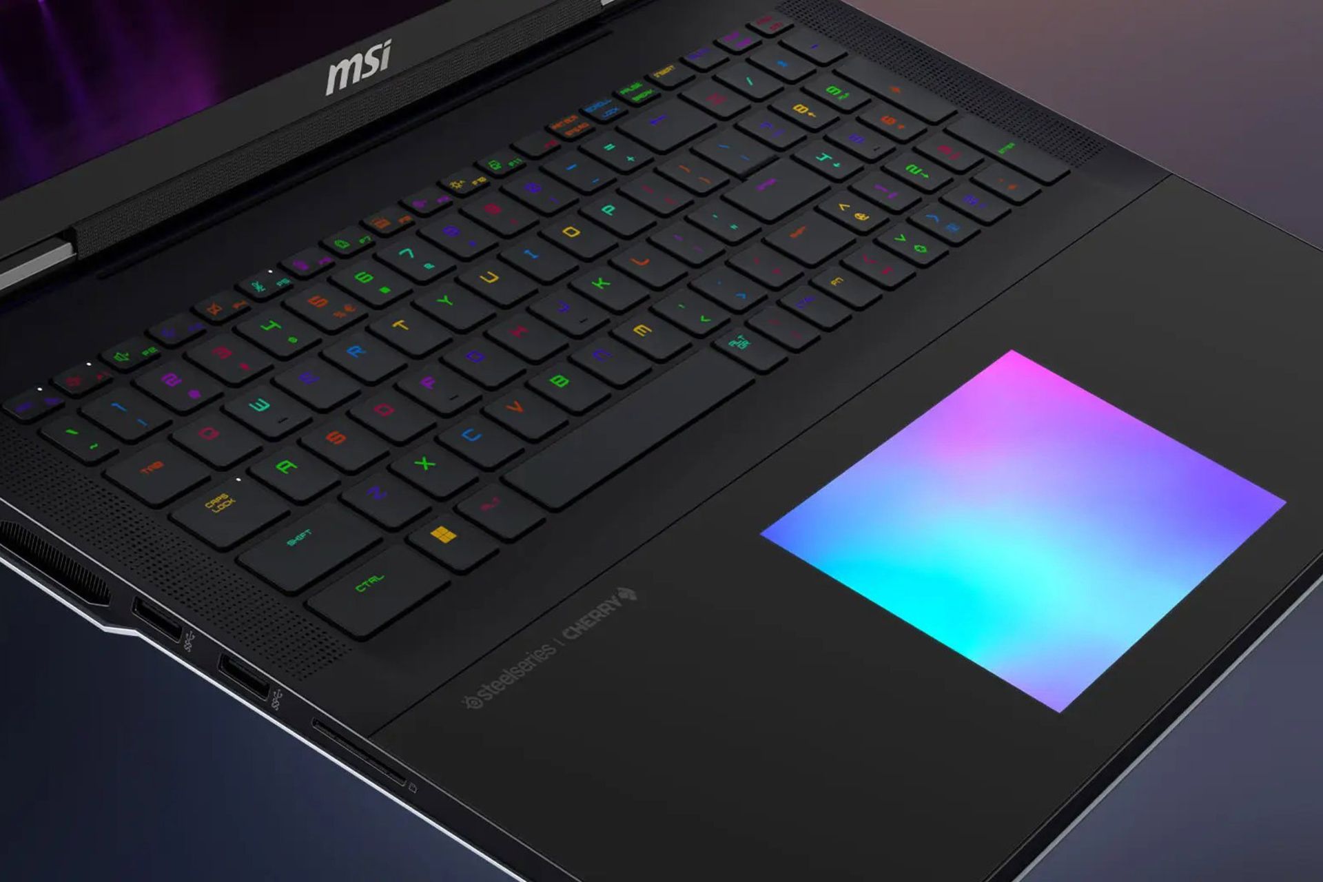 ترک پد RGB لپ تاپ MSI Titan 18 HX