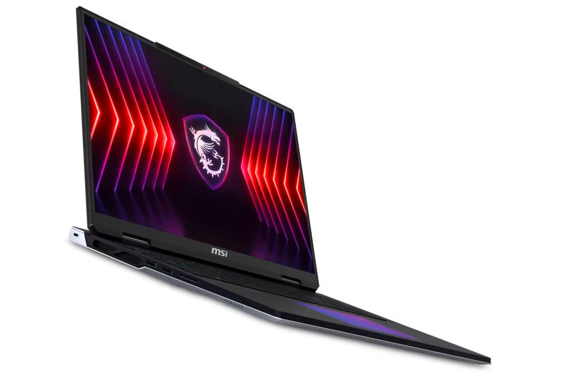 لپ تاپ MSI Titan 18 HX از نمای جلو