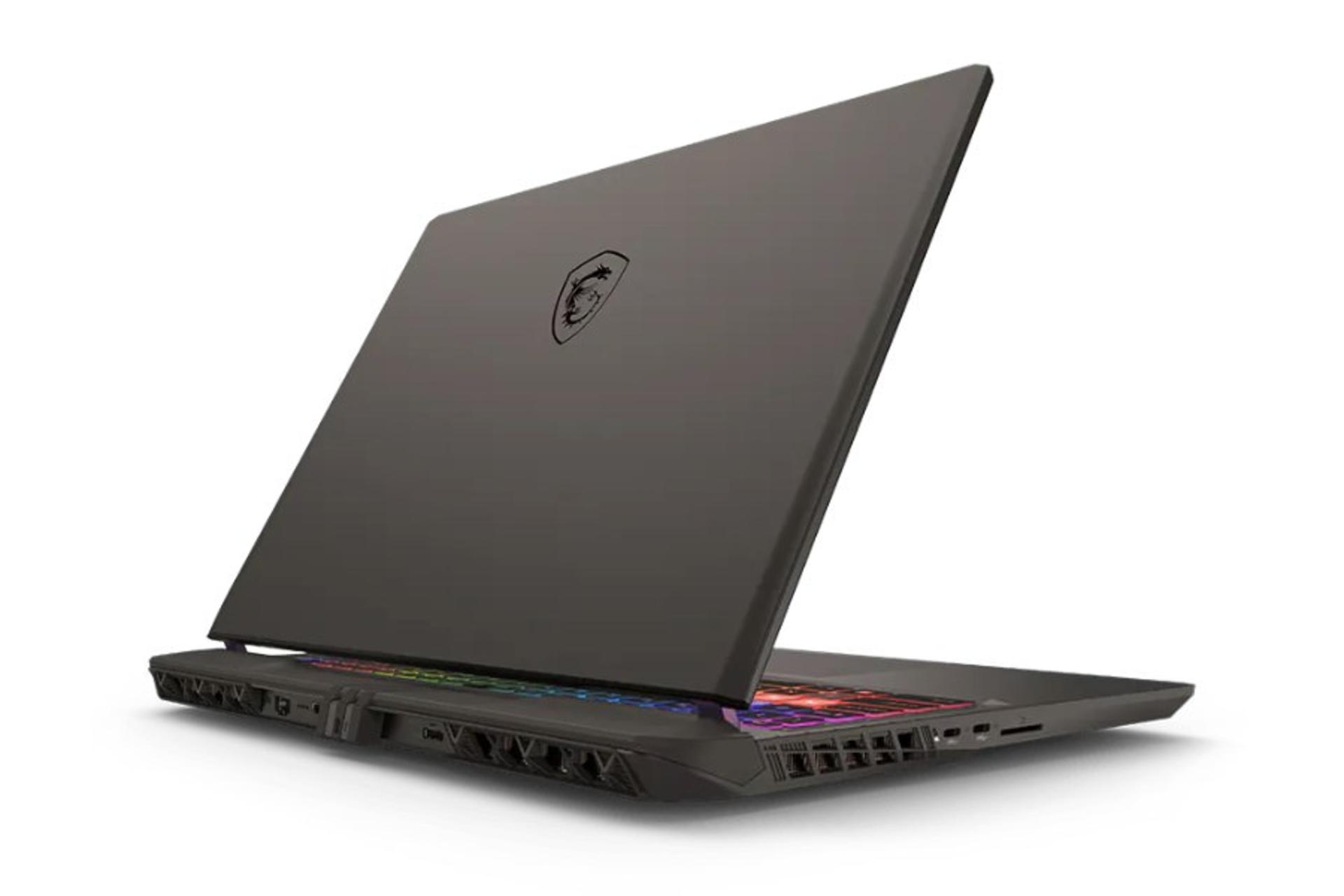 لپ تاپ ام اس آی MSI Vector A16 HX A8W نمای پشت