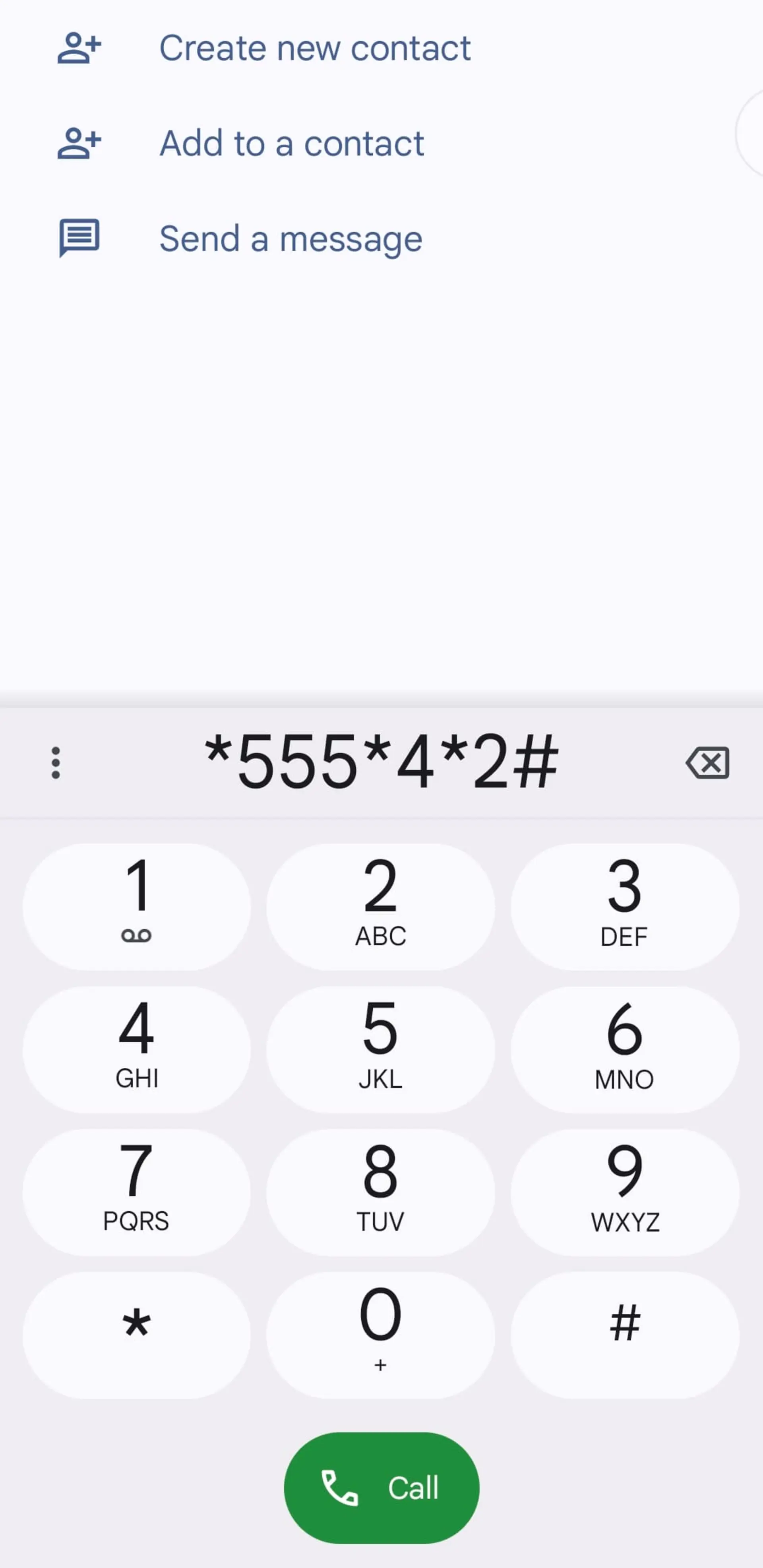 شماره گیر گوگل در اندروید