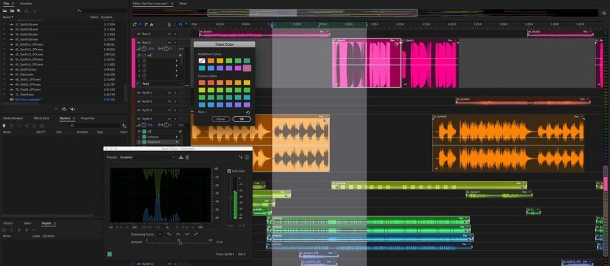 حذف وکال آهنگ با Adobe Audition