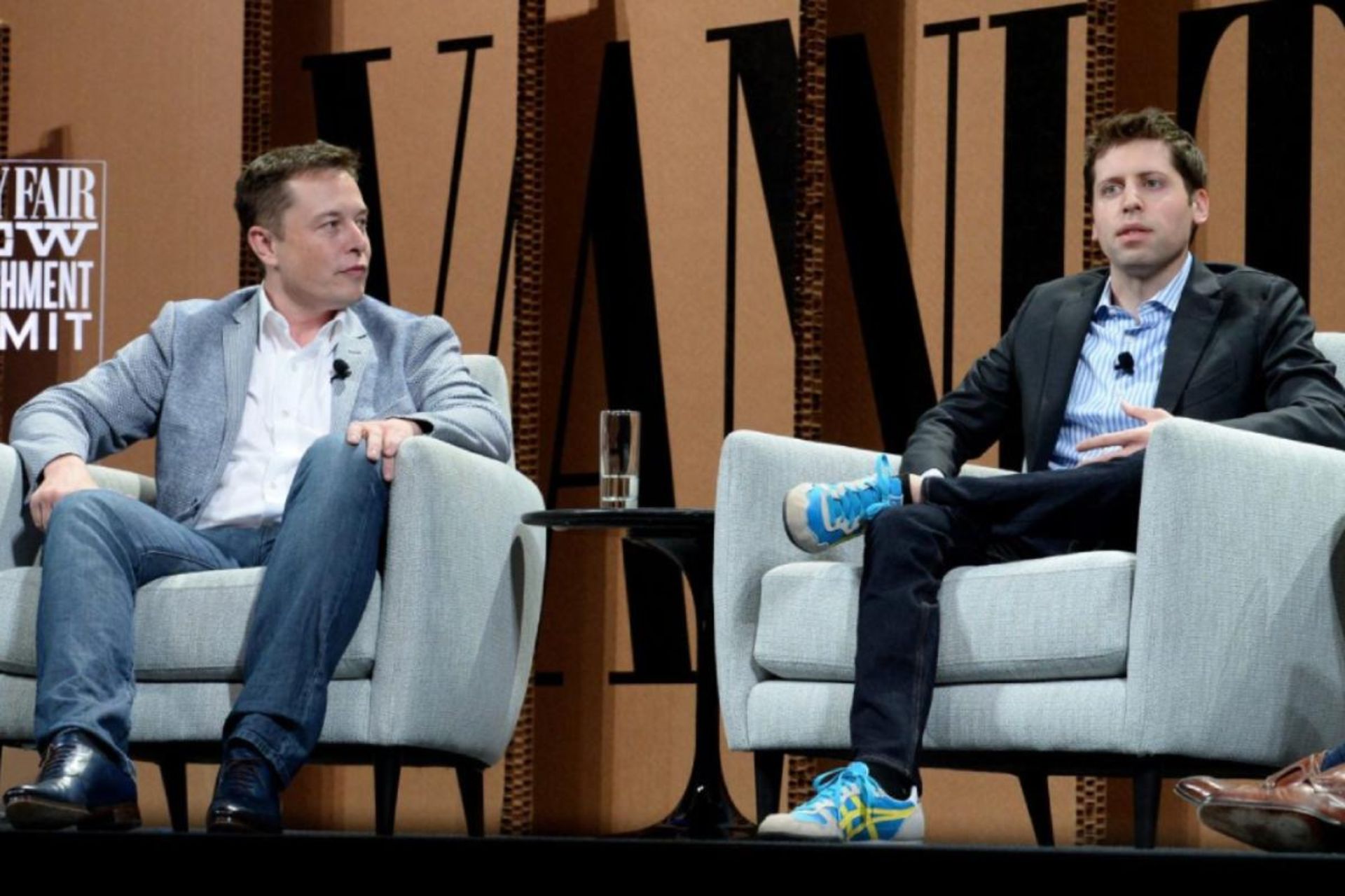 ایلان ماسک درکنار سم آلتمن