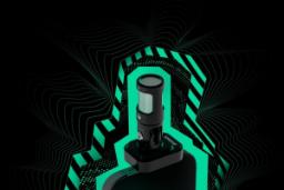 میکروفون برند Shure مدل MV88 در طرح گرافیکی سبز و مشکی